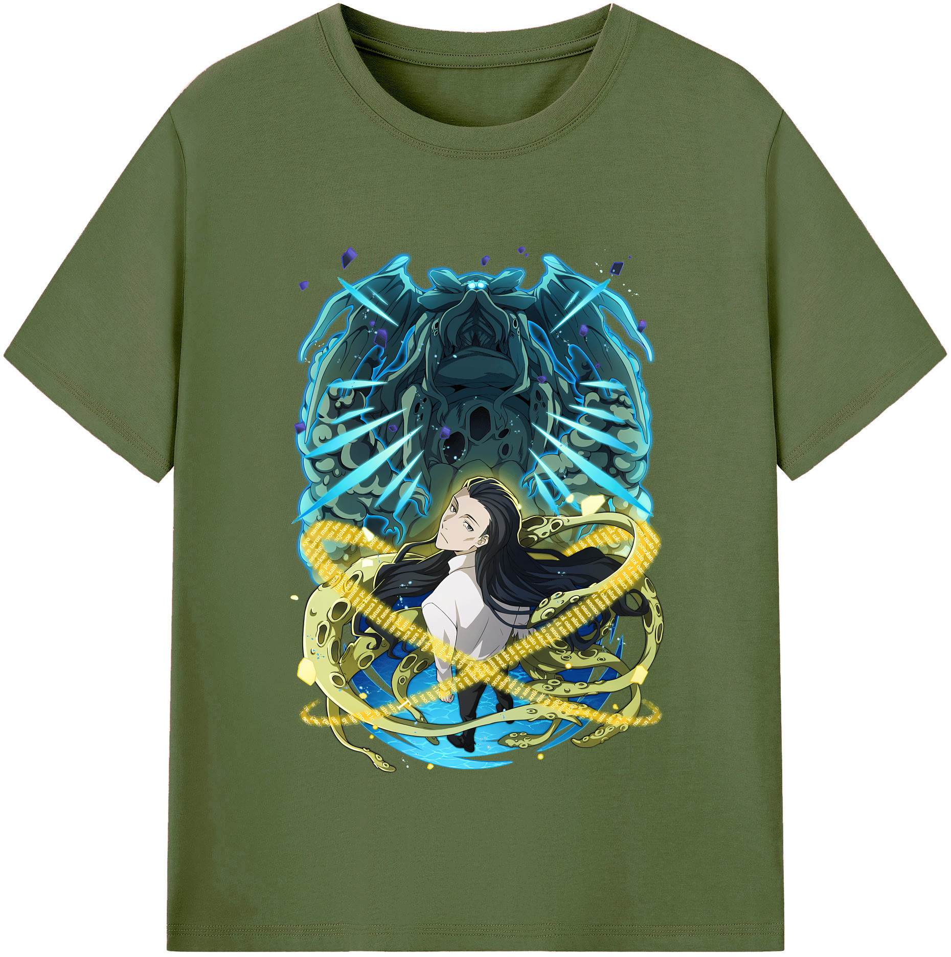 （画像用） 文豪ストレイドッグス Bungo Stray Dogs 綿100％半袖Tシャツ（フロントプリント）